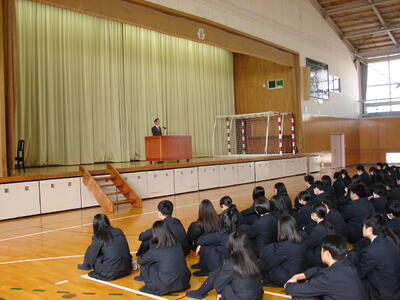 進路指導部長のお話